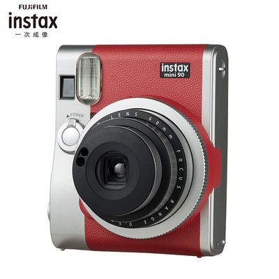 定格瞬間的藝術(shù) 富士instax mini90典藏紅立拍立得相機(jī)的魅力